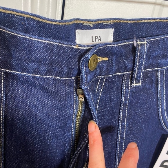 LPA Bea Mid Rise Barrel Cargo in Indigo Dark Rinse
Revolve - Picture 12 of 14